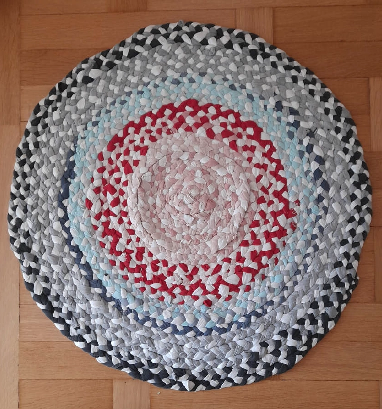 Upcycling-Teppich